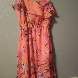 -CHILDREN'S PLACE- PINKISH PEACH 🌼FLORAL🌼 DRESS